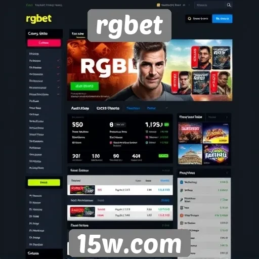 Análise da interface de usuário do site Rgbet